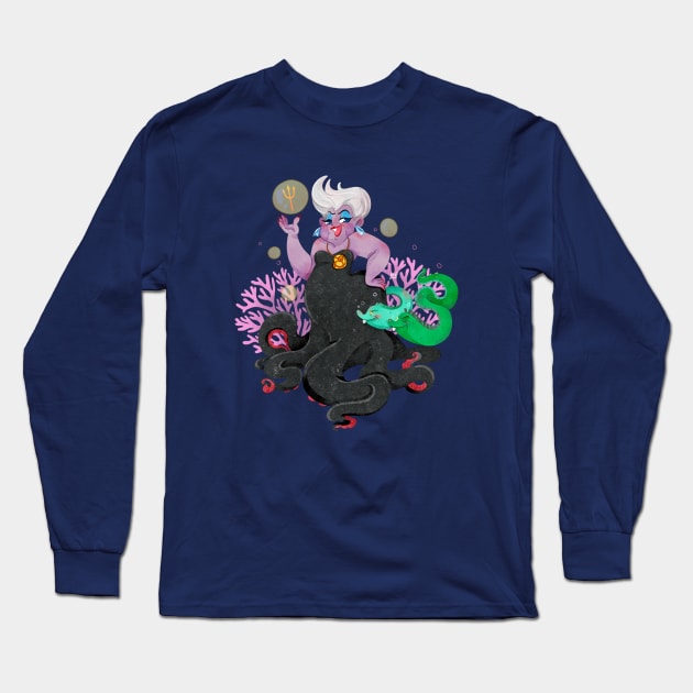 Ursula Long Sleeve T-Shirt by Kathillustra